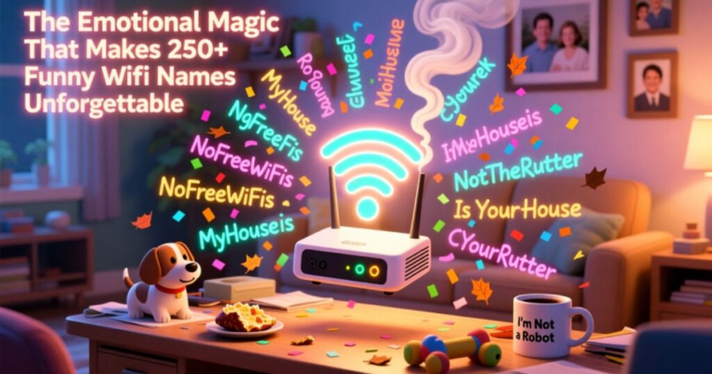 The Emotional Magic That Makes 250+ Funny WiFi Names Unforgettable