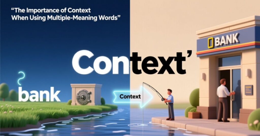 The Importance of Context When Using Multiple-Meaning Words