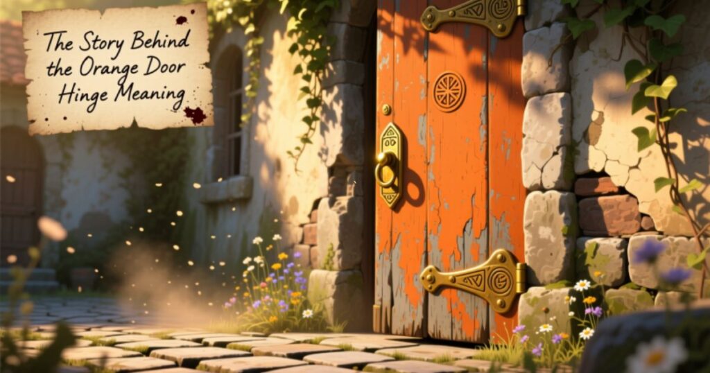 The Story Behind the Orange Door Hinge Meaning