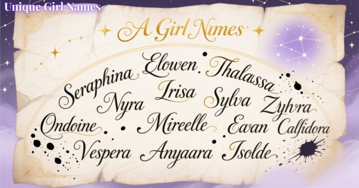 Unique Girl Names