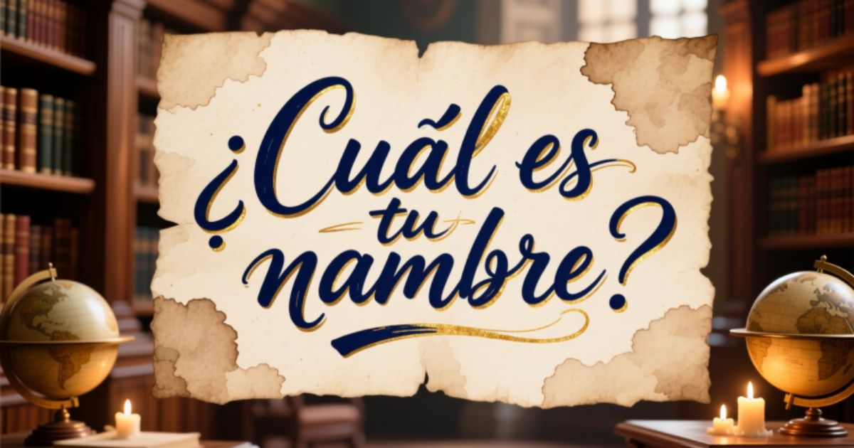 What’s Your Name in Spanish