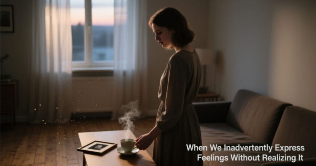 When We Inadvertently Express Feelings Without Realizing It
