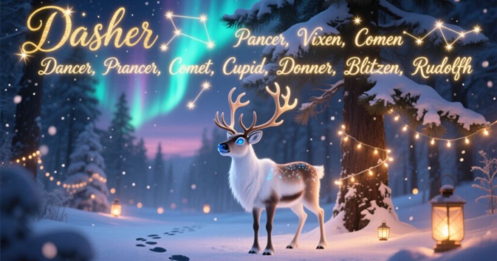 Why Each Reindeer Name Feels Like a Spark of Holiday Love
