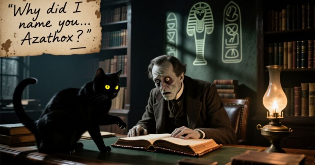 Why did H.P. Lovecraft call his cat that