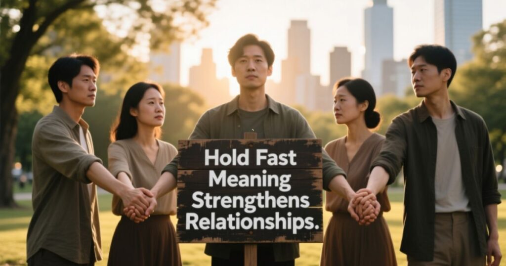 How the Hold Fast Meaning Strengthens Relationships