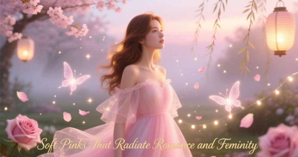 Soft Pinks That Radiate Romance and Femininity
