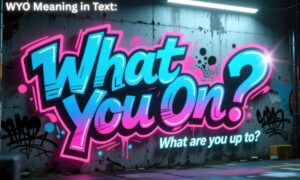 WYO Meaning in Text: “What You On” What are you up to