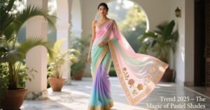 Which colours of trending saree 2025 will make you glow